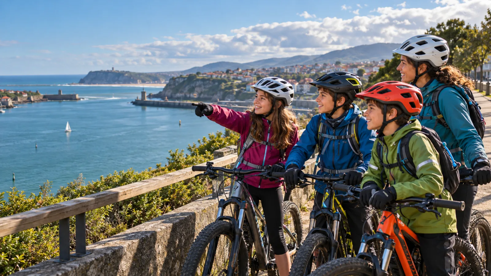Familias locales disfrutando de un plan para 10–12 años en Bilbao y Bizkaia