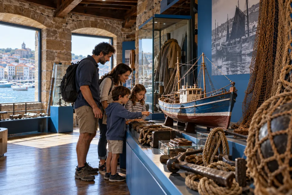 Arrantzaleen Museoa como plan familiar en Bermeo