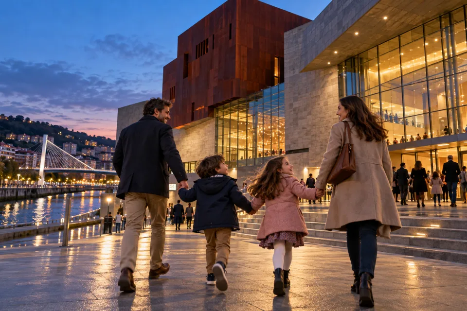 Euskalduna Bilbao como plan familiar en Bilbao