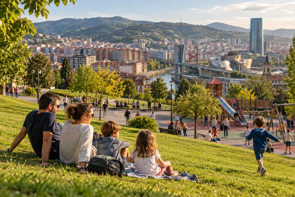Parque Etxebarria como plan familiar en Bilbao