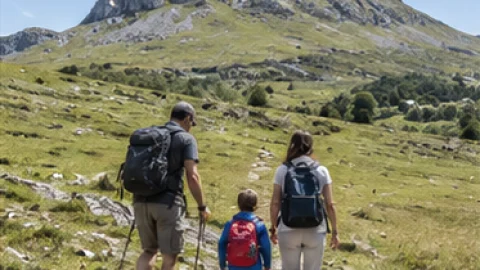 Gorbeia: primer paseo familiar